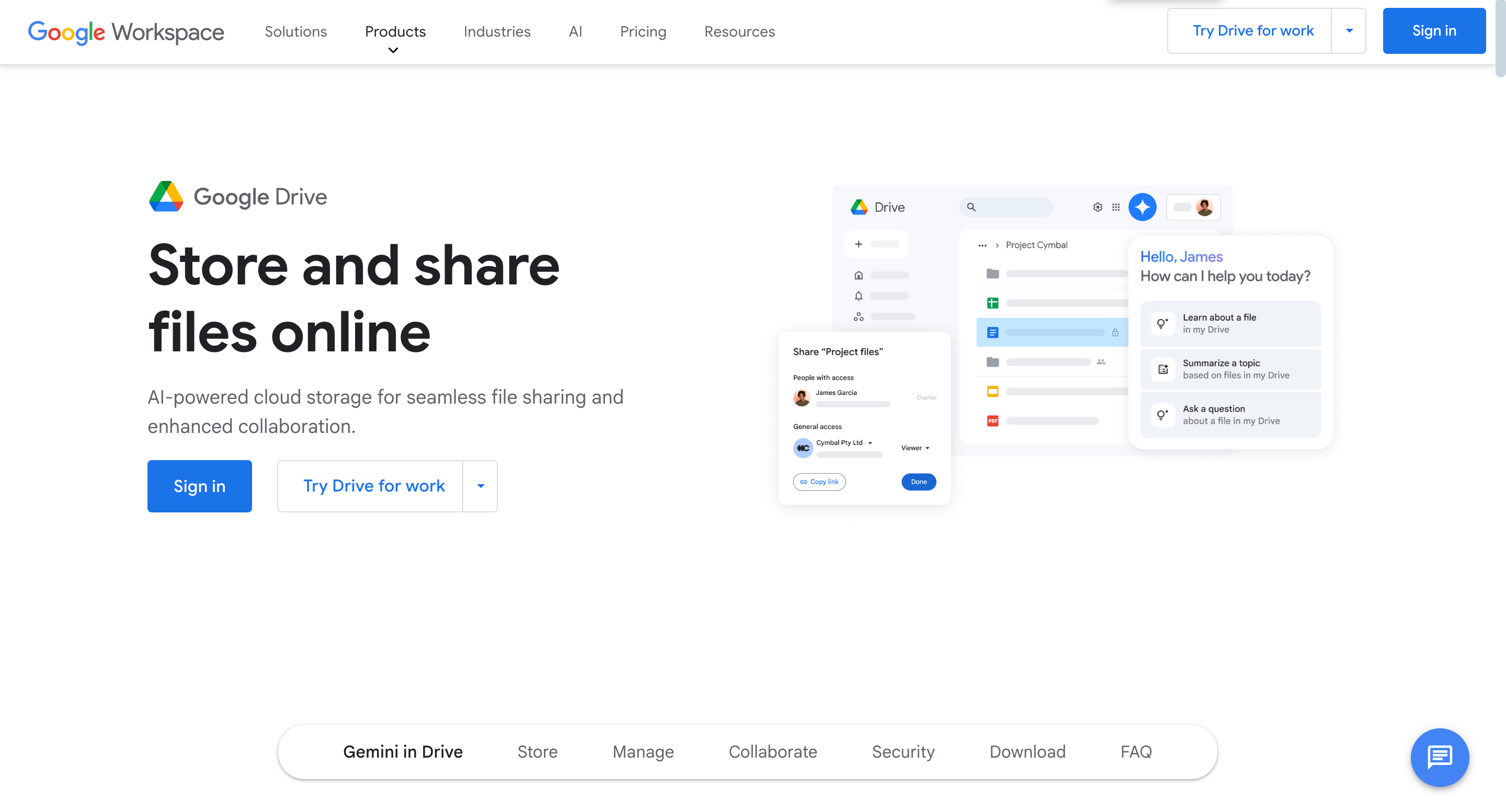 Google Drive: Most intuitive and afforable cloud storage space 
