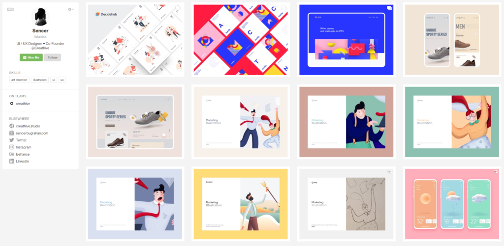 These BEAUTIFUL Portfolios of Dribbble Designers Will Blow You Away ...
